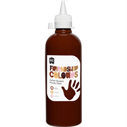 Friendship Colours Paint 500ml Mahogany